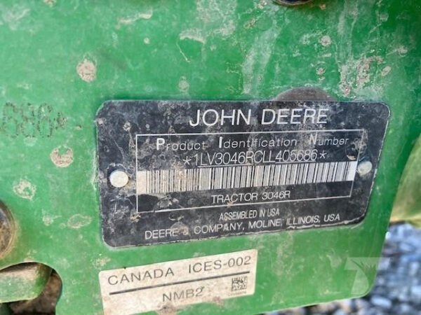 2020 JOHN DEERE 3046R - Image 2
