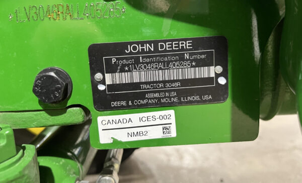 2020 JOHN DEERE 3046R - Image 3